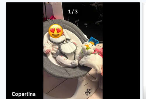 Sdraietta dondolo neonato