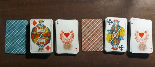 Doppio mazzo carte gioco - doppio,