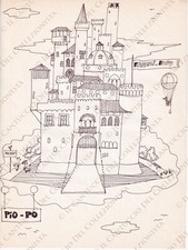 1980c CREMONA Disegno castello