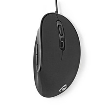 NEDIS - Mouse ergonomico con cavo - Manomano destro - 6 pulsanti - 3200 (p7u)