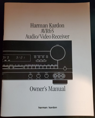 Genuine harman kardon avr - "genuine",