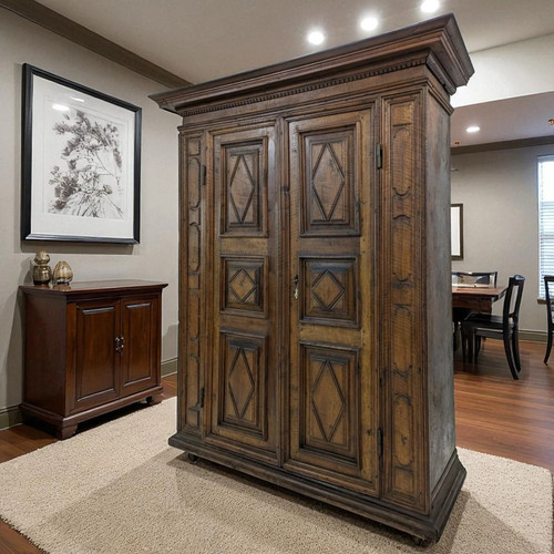 Armadio antico legno - legno, –