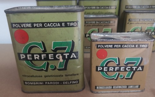 Scatola latta polvere - ,