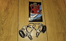 Pedali senza clip bici da strada Shimano Dura Ace SPD SL PD-R7810 con tacchetti nuovi 