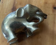 Small Vintage Solid Brass
