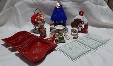 Natale oggetti natalizi candele piattini portata magneti sfera neve