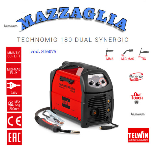 Telwin technomig 180 - 180, dual