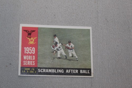 Carta baseball topps - topps, 1960
