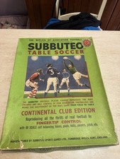 Rarissima scatola Subbuteo Continental Club Edition anni 70 completa collezione