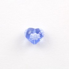 Perla cuore in vetro di Murano