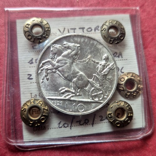 Lire 1929 biga rosette - biga,