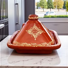 Tagine smaltata quadrata