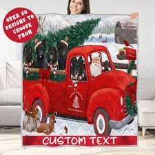 Trapunta pastore belga biancheria da letto cane regalo di Natale personalizzato molti disegni nuova con etichette