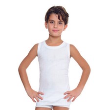 3 canotte bimbo e ragazzo cotone pettinato ENRICO COVERI art. ET4102