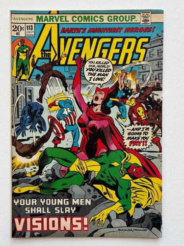 Avengers 113 visione e - visione,