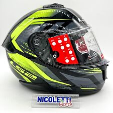 Casco Ls2 FF808 Stream II Fury Black H-V Yellow E2206
