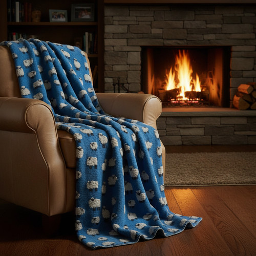 Caldo plaid lana cotta made - in,