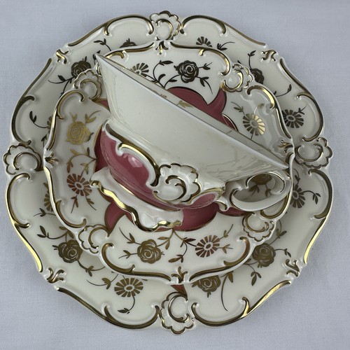 Weimar porzellan ilse tea trio - weimar,