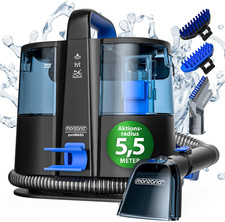 Lavatappeti Pulizia Tappeto Lava Divano Moquette Auto Con Doppio Serbatoio Aspir