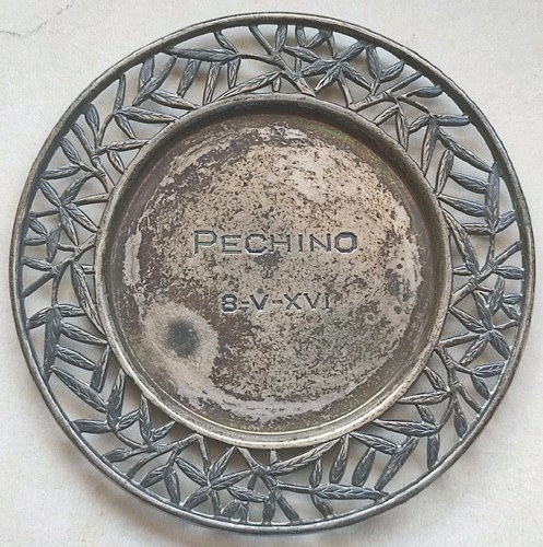 Posacenere argento corpo cina - argento,