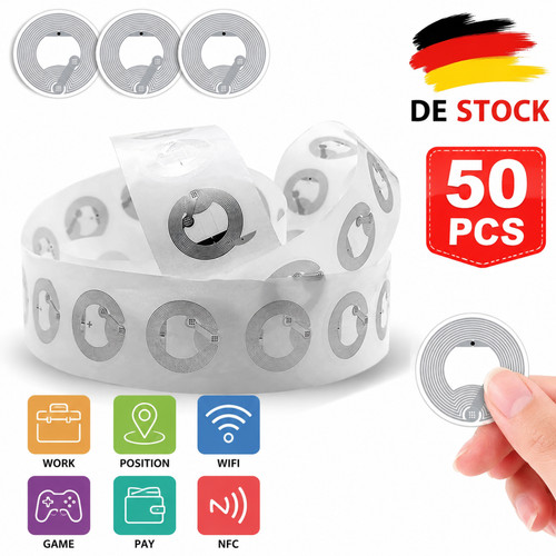 Pezzi adesivi tag nfc - 50,