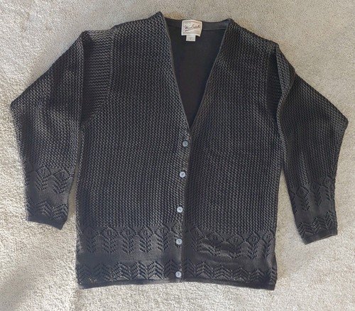 Maglione cardigan ventilato