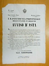 1857-AVVISO D'ASTA-Fornitura mobili d'arredo dell'ufficio FINANZE di BELLUNO