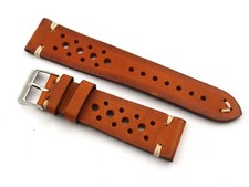 Racing Genuine Brown Leather