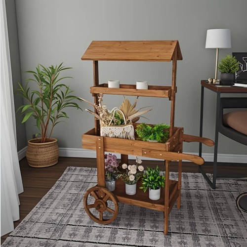 Carrello floreale rustico - floreale,