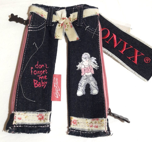 Onyx portapenne blu - blu, jeans