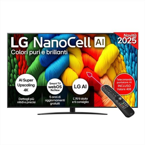 75nano81a6a smart tv - lg,