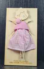 mini quadretti legno artigianali con frasi " angelo dei bambini della ser.......
