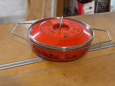 SILTAL PENTOLA ROSSA SMALTATA 22CM - VINTAGE