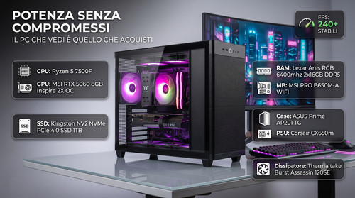 Gaming assemblato msi rtx - gaming,