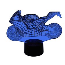 Lampada LED 3D Naked Bike
