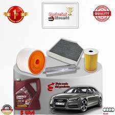 KIT TAGLIANDO FILTRI + OLIO AUDI A6 IV 2.0 TDI 130KW 177CV DAL 2011 ->