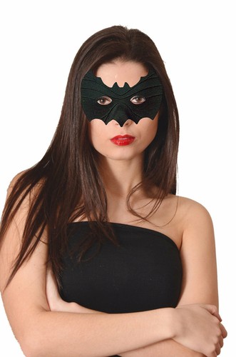 Maschera nera pipistrello - maschera,