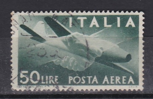 Italia 1945 lire 50 - lire, posta