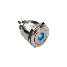 DimasTech Vandalismusschalter/-taster 25mm Silverline Dot RGB Stahl PD212