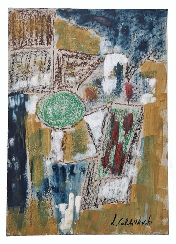 Quadro dipinto astratto - quadro,