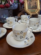 6 Tazzine Caffè Porcellana Tognana Vintage