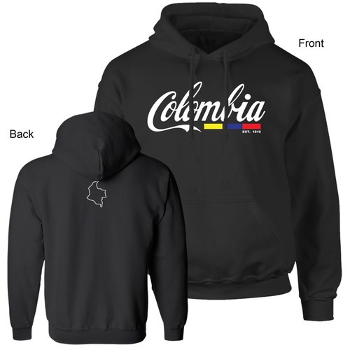 Felpa nera unisex - , colombia