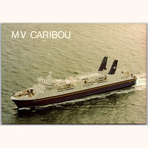 Postcard caribou ferry - postcard, mv