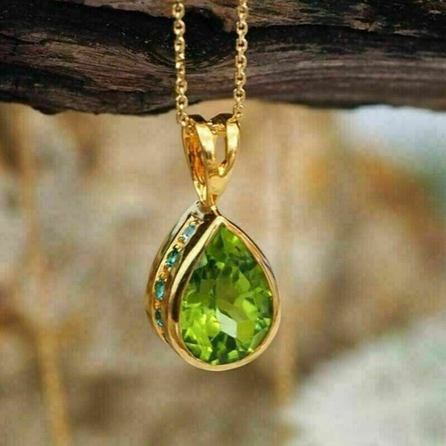 Collana con ciondolo goccia - con,