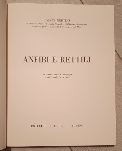 Anfibi rettili e mertens - anfibi,
