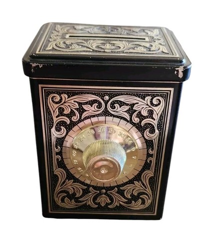 Vtg avon tin coin bank - vtg,