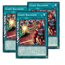 GIANT BALLGAME 3x (Gioco Di Palla Gigante) • Comune • MP24 EN325 • 1Ed • Yugioh!