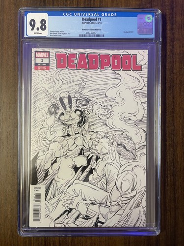 Deadpool cgc 9 8 ltd - cgc, 9.8,