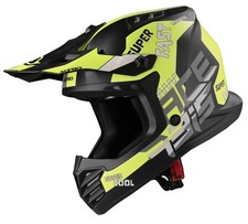 CASCO BAMBINO HELMET MOTO CROSS ACERBIS PROFILE JUNIOR GIALLO FLUO  TG YL 51/52