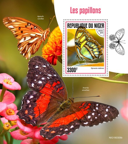 Francobolli farfalle mnh - francobolli,